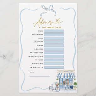 Coquette Parisian Cafe Advices for Mom-to-be Games