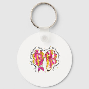 Coquette Pencil Bow Teacher 100 Days Of School Gir Keychain