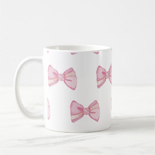 Coquette Pink Bow Mug – Cute Aesthetic Coffee Cup