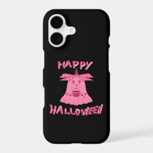 Coquette Pink Ghost Happy Halloween Digital Art