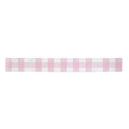 Coquette Pink Plaid Satin Ribbon