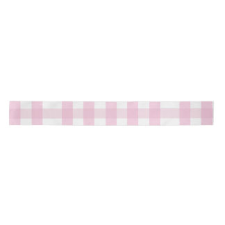 Coquette Pink Plaid Satin Ribbon