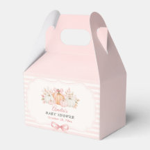 Coquette Pumpkin Pink Bow Baby Shower