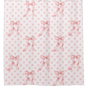 Coquette Room Decor Pink Bows & Polka Dots