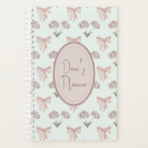 Coquette Rose et Bow Bullet Journal