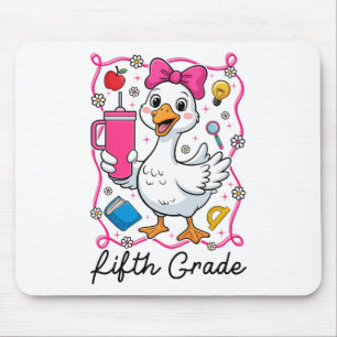 Coquette Silly Goose 5th Grade Kid Girl 1st Day Of Mouse Pad