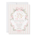 Coquette Silly Goose Pink Bow Girl Baby Shower