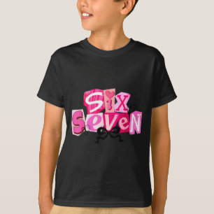 Coquette Six Seven Valentine Funny Saying 67 Meme T-Shirt