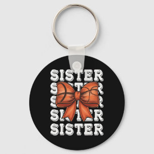 Coquette Sketll Sister Matching Family Bow Keychain