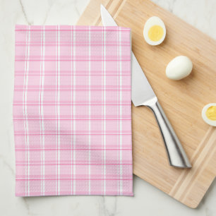 Coquette Soft Pink Gingham Kitchen Towel