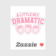 Coquette Sticker Dramatique pour Filles