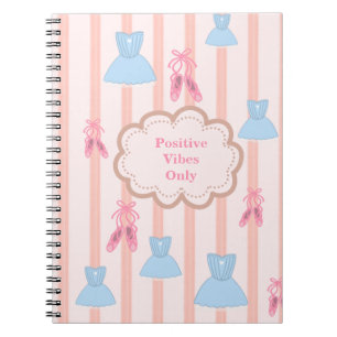 Coquette theme Ballet inspired personalized Notebook