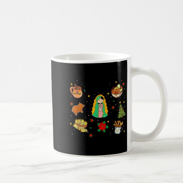 Coquette Tis The Season Mexican Christmas Spanish  Coffee Mug (Right)