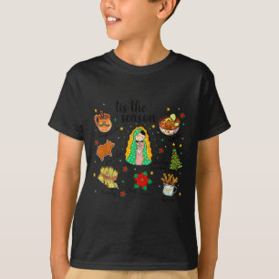 Coquette Tis The Season Mexican Christmas Spanish  T-Shirt
