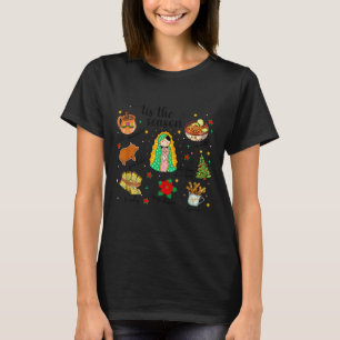 Coquette Tis The Season Mexican Christmas Spanish T-Shirt