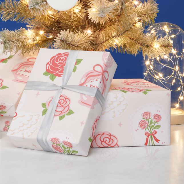 Coquette Valentine Wrapping Paper (Holidays)