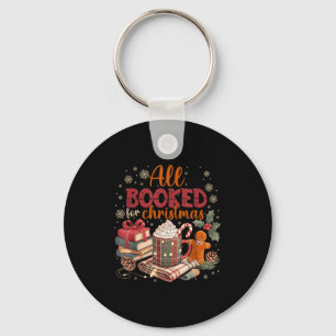 Coquette Xmas Book Lover, Santa Cocoa, All I Want Keychain
