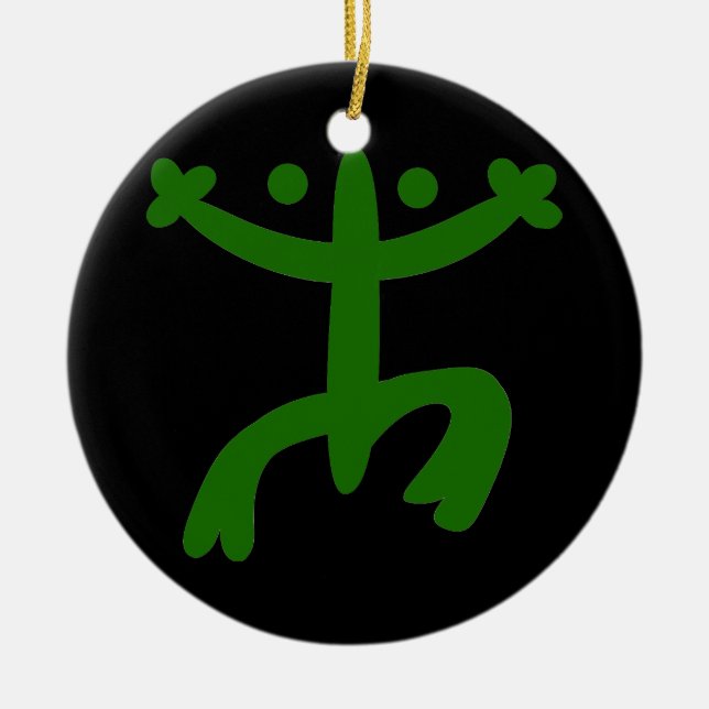 Coqui Ceramic Ornament (Front)
