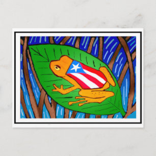 Coqui-flag Postcard