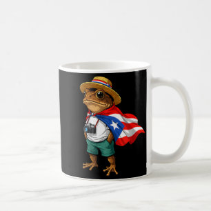 Coqui Frog Puerto Rico Flag Puerto Rican Taino Bor Coffee Mug