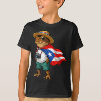 Coqui Frog Puerto Rico Flag Puerto Rican Taino Bor
