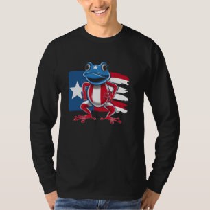 Coqui Frog Puerto Rico Pride Boricua Puerto Rican  T-Shirt
