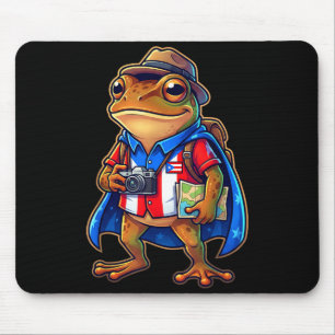 Coqui frog puerto rico rican flag boricua herencia mouse pad