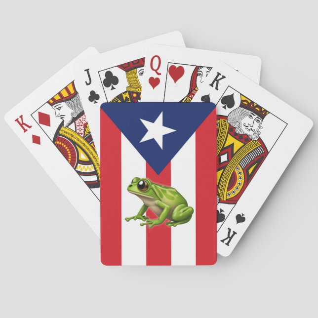 Coqui Puerto Rico Playing Cards (Back)