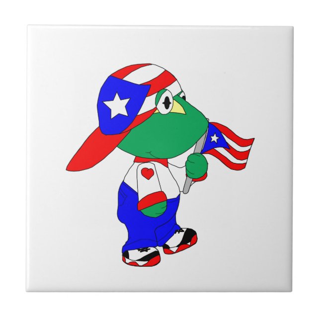Coqui Puerto Rico Pride Tile (Front)