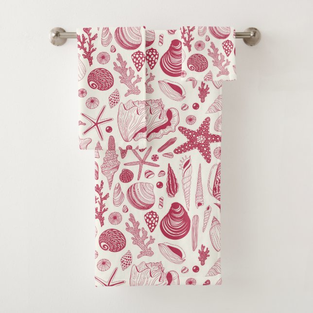 Coquillages à Viva Magenta - Couleur de l'année 20 (En situation)