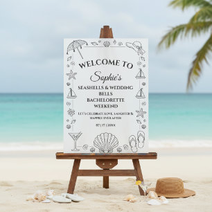 Coquillages et Cloches de Mariage Plage Bacheloret