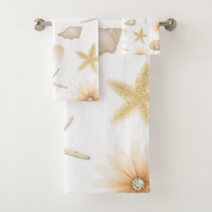 Coquillages et Fleurs de Peach Beach Style Moderne