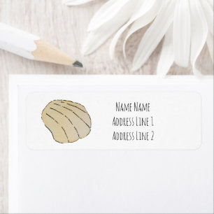 Coquille côtière de la mer de Clam