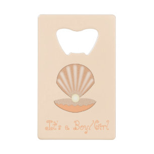 Coquille d'huître et Perle Personnalisable Unisexe