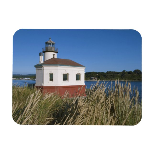 Coquille River lighthouse, Oregon, USA Magnet (Horizontal)