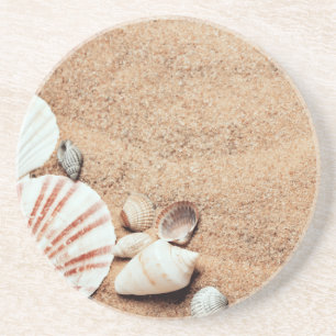 Coquilles marines et Dessous de verre de sable