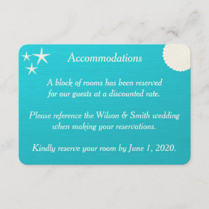 Coquilles Sur La Plage Mariage Hébergements Cartes