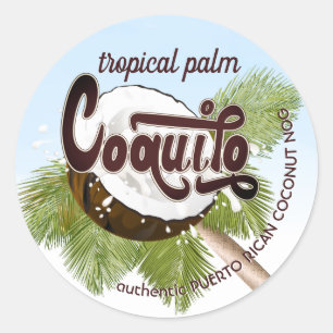 Coquito Coconut Favour Tags