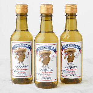 Coquito Coconut Maracas Wine Label