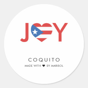 Coquito Joy Food and Beverage Label Set