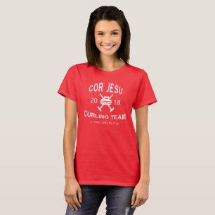 Cor Jesu Curling Team shirt, 2018 T-Shirt