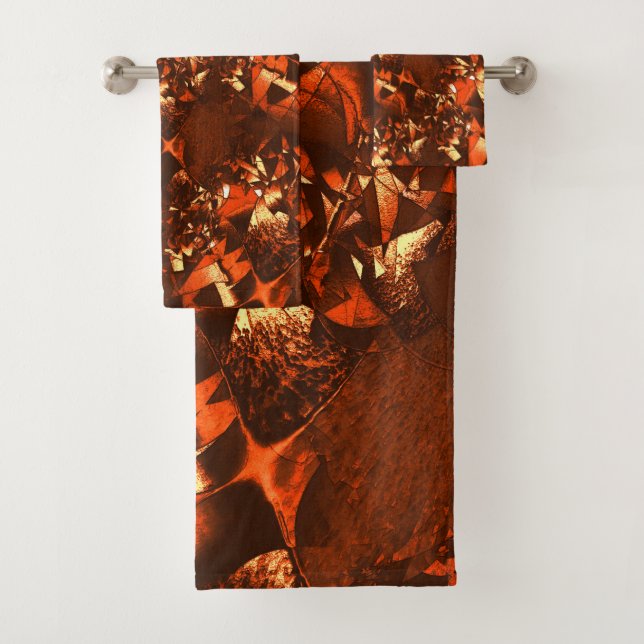 corail brun brillant, et gaufrés (En situation)