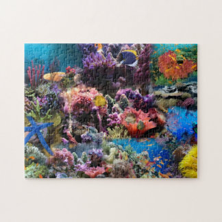 Corail de mer coloré et poisson 252 pièces puzzle