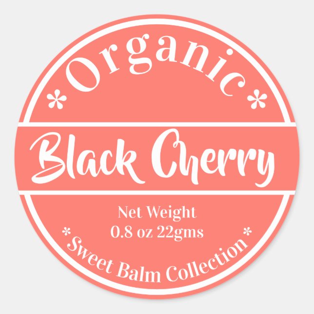 Corail Étiquettes do-it-yourself Lèvres Gloss Cade (Devant)