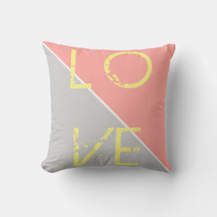 Corail gris Pêche Amour Coussin Jeu Oreiller