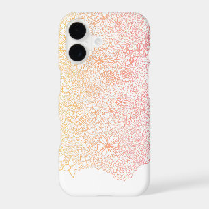Corail Rose Élégant Artiste Illustré Ombre