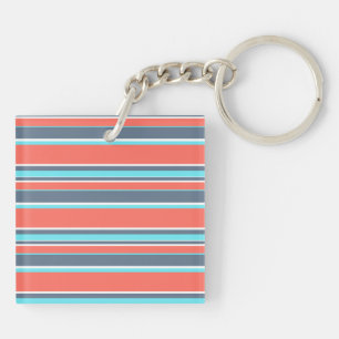 Corail vivant, bandes bleues et grises