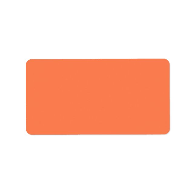 Coral Address Label (Front)