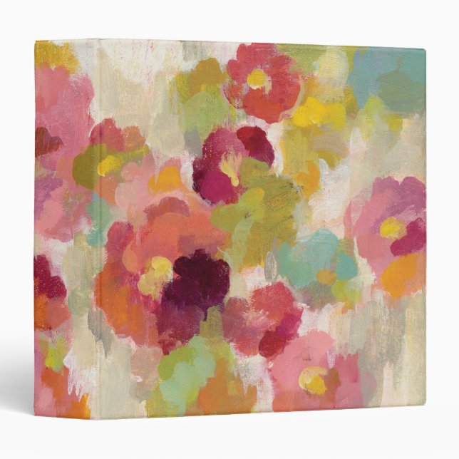 Coral and Emerald Garden Binder (Front/Spine)