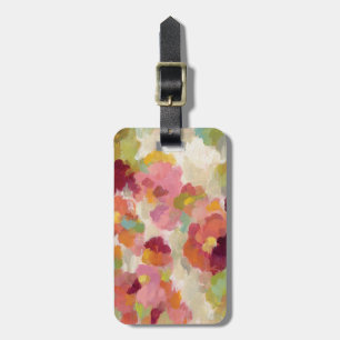 Coral and Emerald Garden Luggage Tag
